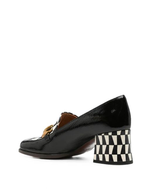 Chie Mihara Black Tibro Loafers