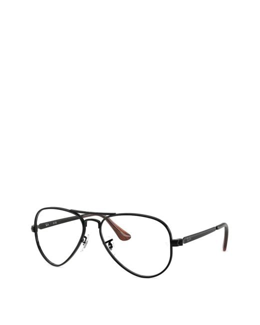 Ray-Ban Black Aviator Glasses