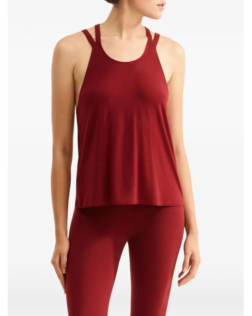 Eres Red Allyson Crew-Neck Tank Top
