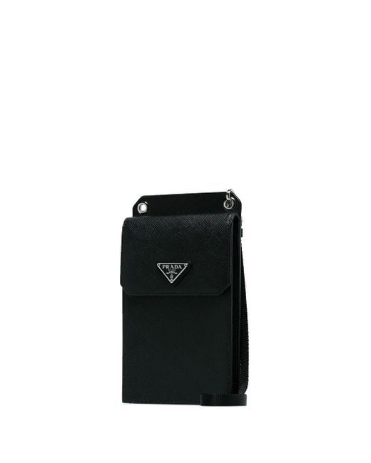 Bolso de mano pequeño de piel con correa removible Prada de Cuero de color  Negro para hombre | Lyst