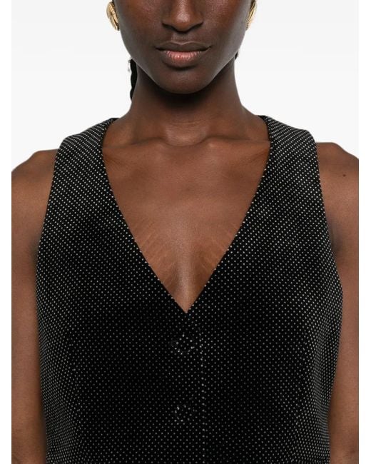 Tom Ford Black Polka-Dot Waistcoat