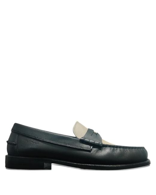 Tommy Hilfiger Black Round-Toe Loafers for men