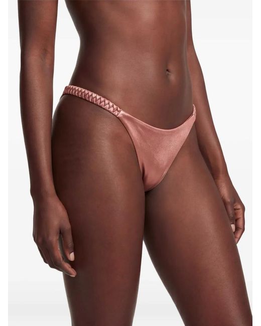 Isa Boulder White High Weave Bikini Bottom