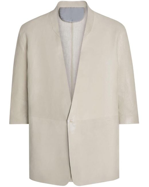 Zegna Natural Oasi Linen Jacket for men