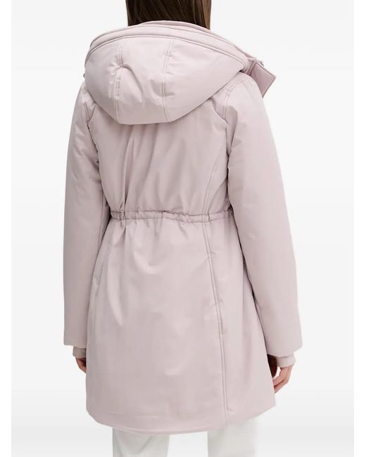 Hollister Pink Hooded Padded Coat