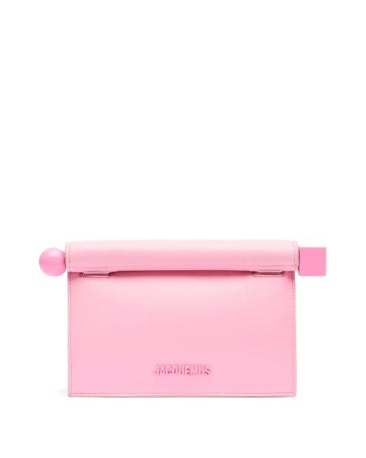 Jacquemus Rond Carré クラッチバッグ Pink