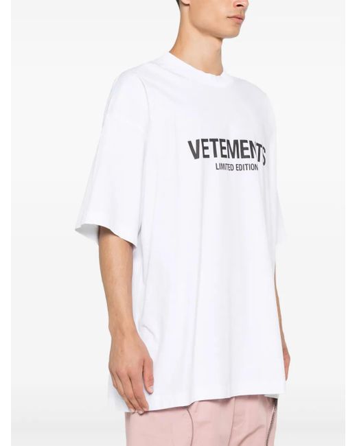 Vetements White Limited Edition T-Shirt