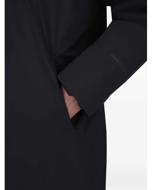 Herno Blue Single-Breasted Coat for men