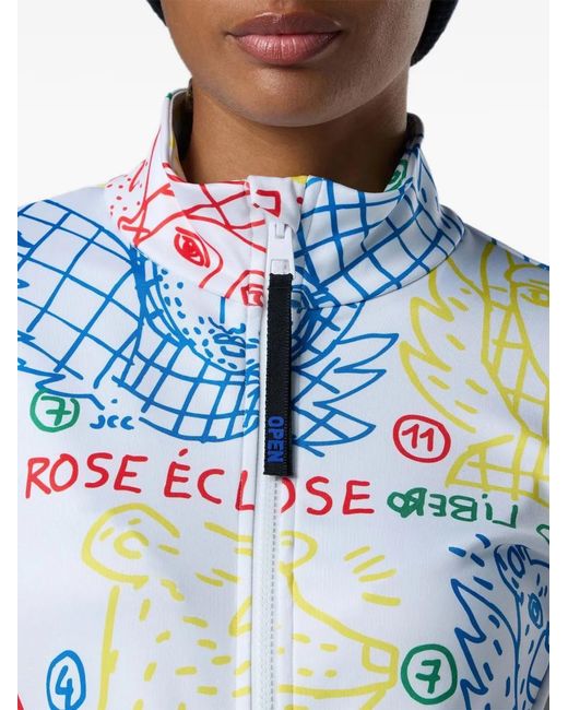 Jcc Doodle-Print Performance Jacket Rossignol en coloris Blue