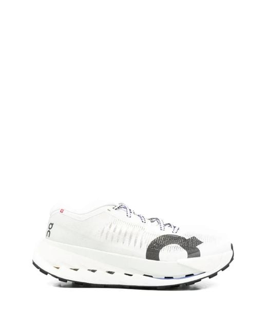On Shoes White Cloudultra Pro Logo Sneakers for men