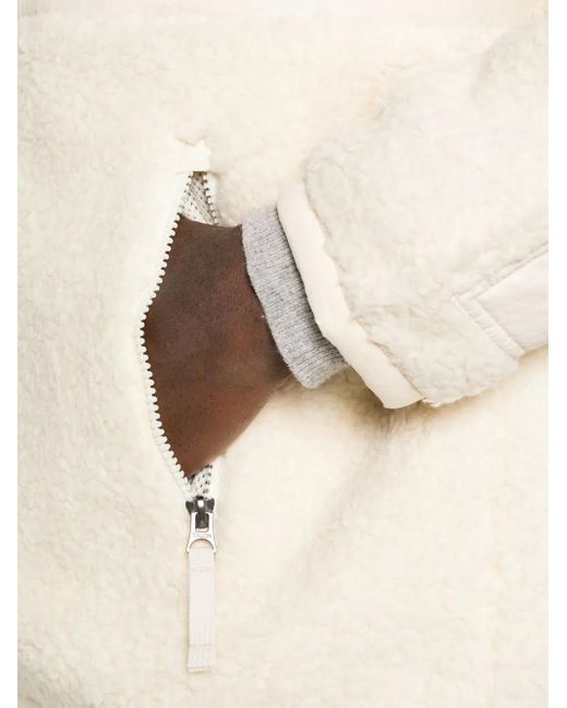 Polo Ralph Lauren Hybrid Jacke mit kurzem Reißverschluss in Natural für Herren