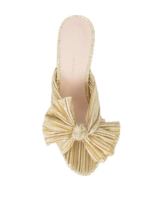 Loeffler Randall Yellow Penny 90Mm Pleated Mules