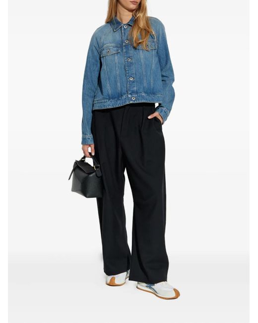 Loewe Blue Trapeze Denim Jacket