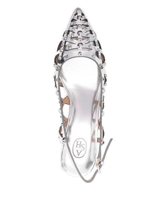 Ash White Bizarre Slingback