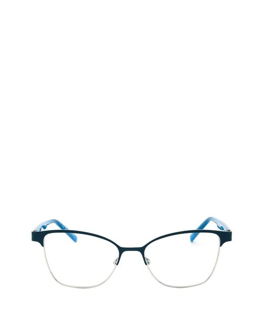 DKNY White Brille Mit Eckigem Gestell