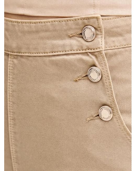Morgan Natural Buttoned Trousers