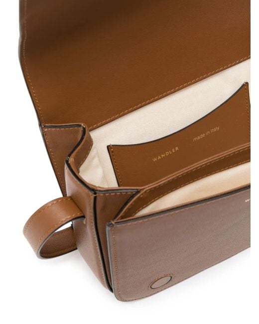 Wandler Brown Oscar Trunk Crossbody Bag