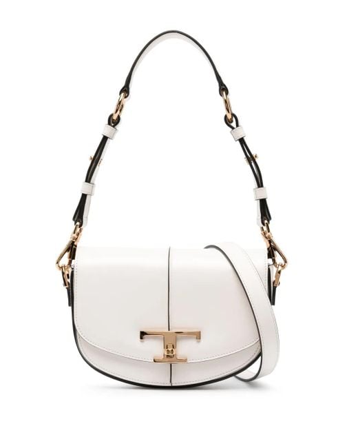 Tod's White Chic Mini Leather Crossbody Bag