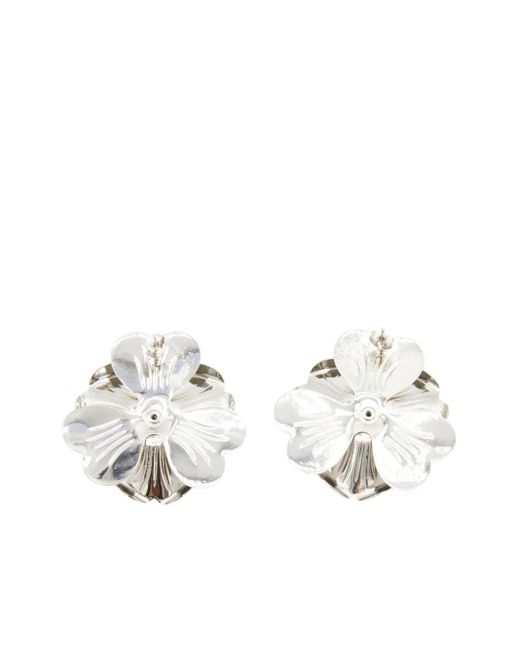 Boucles D'Oreilles À Fleurs Blumarine en coloris Metallic