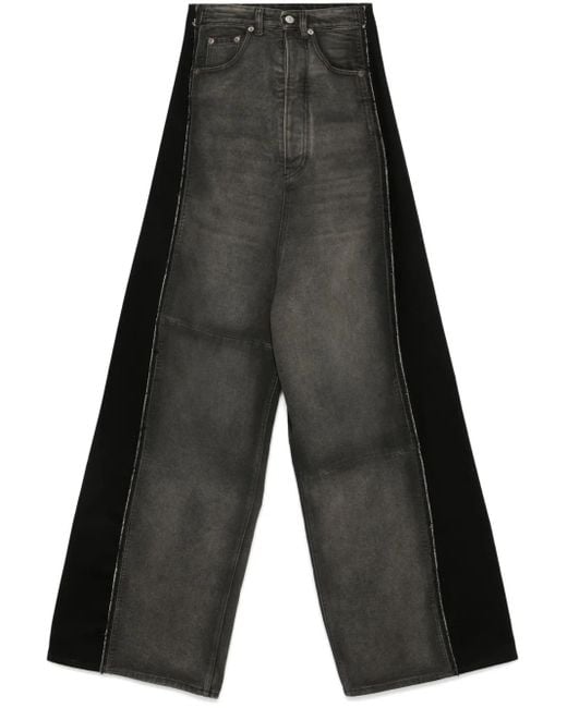 MM6 by Maison Margiela Gray Wide-Leg Denim
