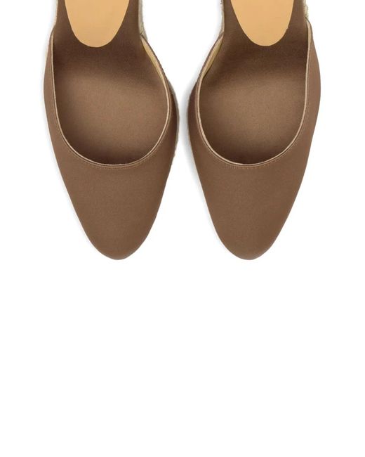 Castaner Metallic Joyce Wedge Espadrilles