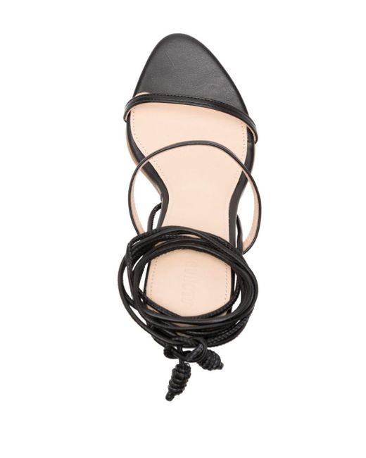 Kendra 65mm leather sandals Alohas de color Black