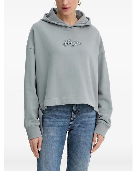 Boss Blue Verzierter Hoodie