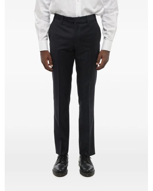 Corneliani Black Leader Virgin Wool Trousers for men