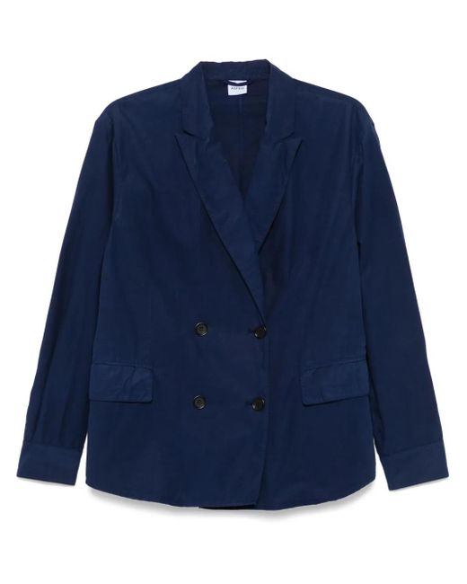 Aspesi Blue Double-Breasted Blazer