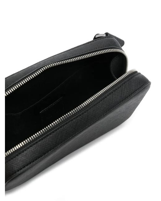 Borsa Messenger Con Logo di Sandro in Black da Uomo