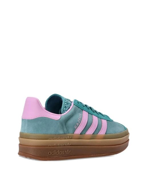 Adidas Originals Gazelle プラットフォーム スニーカー Blue