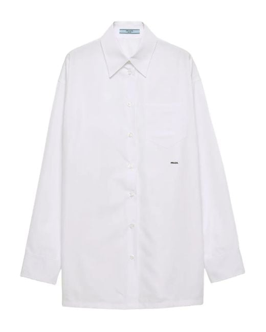 Prada パッチポケット シャツ White