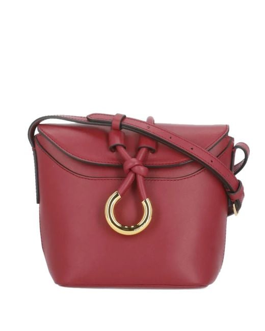 Borsa A Spalla Con Nodo di Coccinelle in Pink
