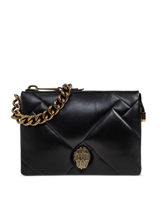 Kurt Geiger Black Kensington Puff Quilted Shoulder Bag
