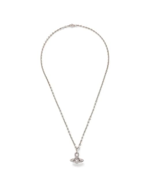 Vivienne Westwood Metallic Orb Pendant Necklace