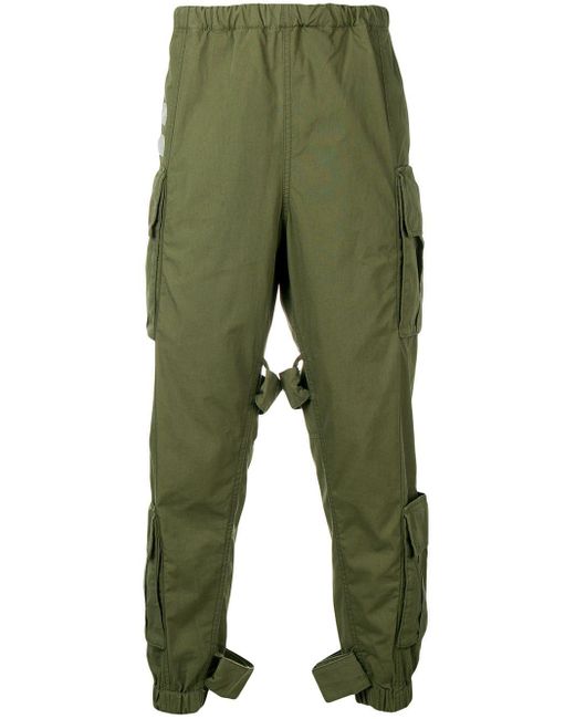 Off-White c/o Virgil Abloh Green Cargo Trousers for men