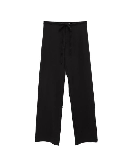 GIMAGUAS Black Delya Drawstring Trousers