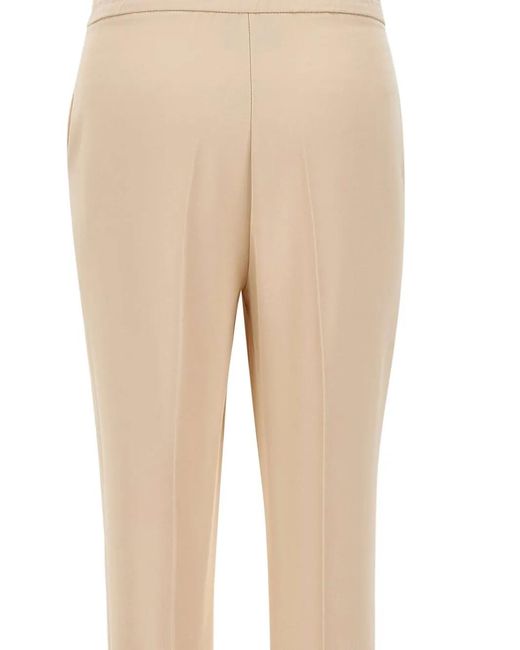 Pantalon À Taille Élastiquée Kaos en coloris Natural