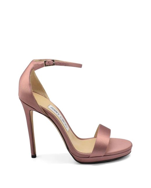 Jimmy Choo Pink Misty Platform Sandals