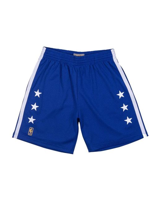 Mitchell & Ness Blue X Nba Washington Bullets 1996-97 Shorts for men