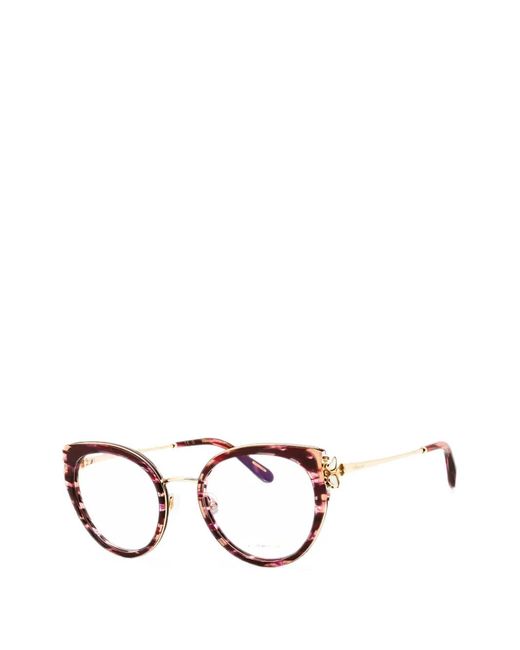 Chopard Natural Cat-Eye Frame Glasses
