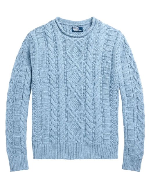 Polo Ralph Lauren Blue Long Sleeve Knit Pullover for men
