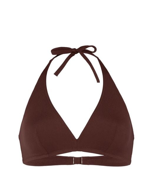 Eres Purple Gang Triangle Bikini Top