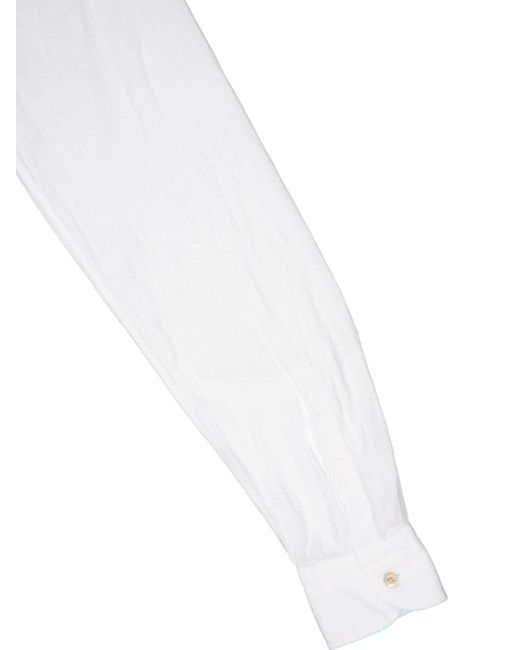 Camicia a maniche lunghe di Boglioli in White da Uomo