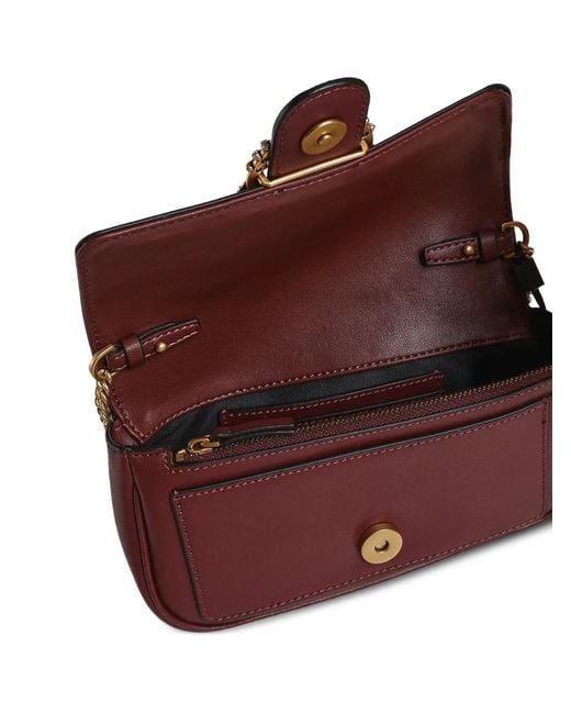 Pinko Purple Love Birds Shoulder Bag