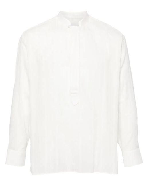 メンズ Lardini ストライプ シャツ White