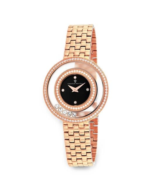 Christian Van Sant Metallic Gracieuse 34Mm Watch