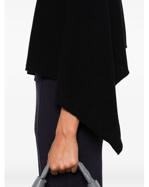 Bompard Black Cashmere Poncho