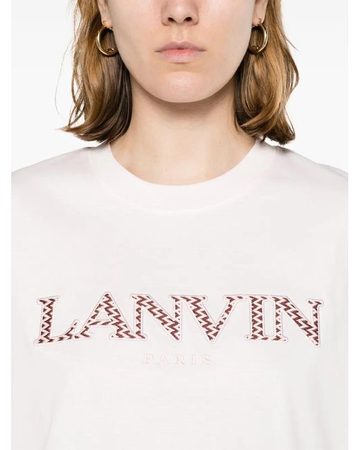 Lanvin White T-Shirts And Polos