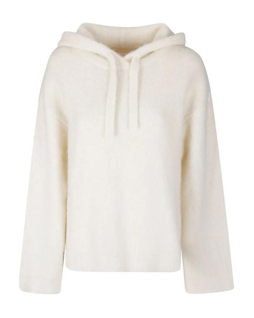 Sudadera Sajeanne con capucha Samsøe & Samsøe de color White